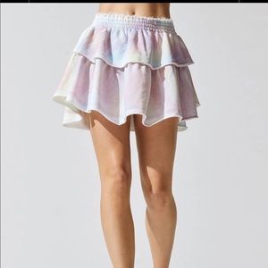 LoveShackFancy tie dye skirt